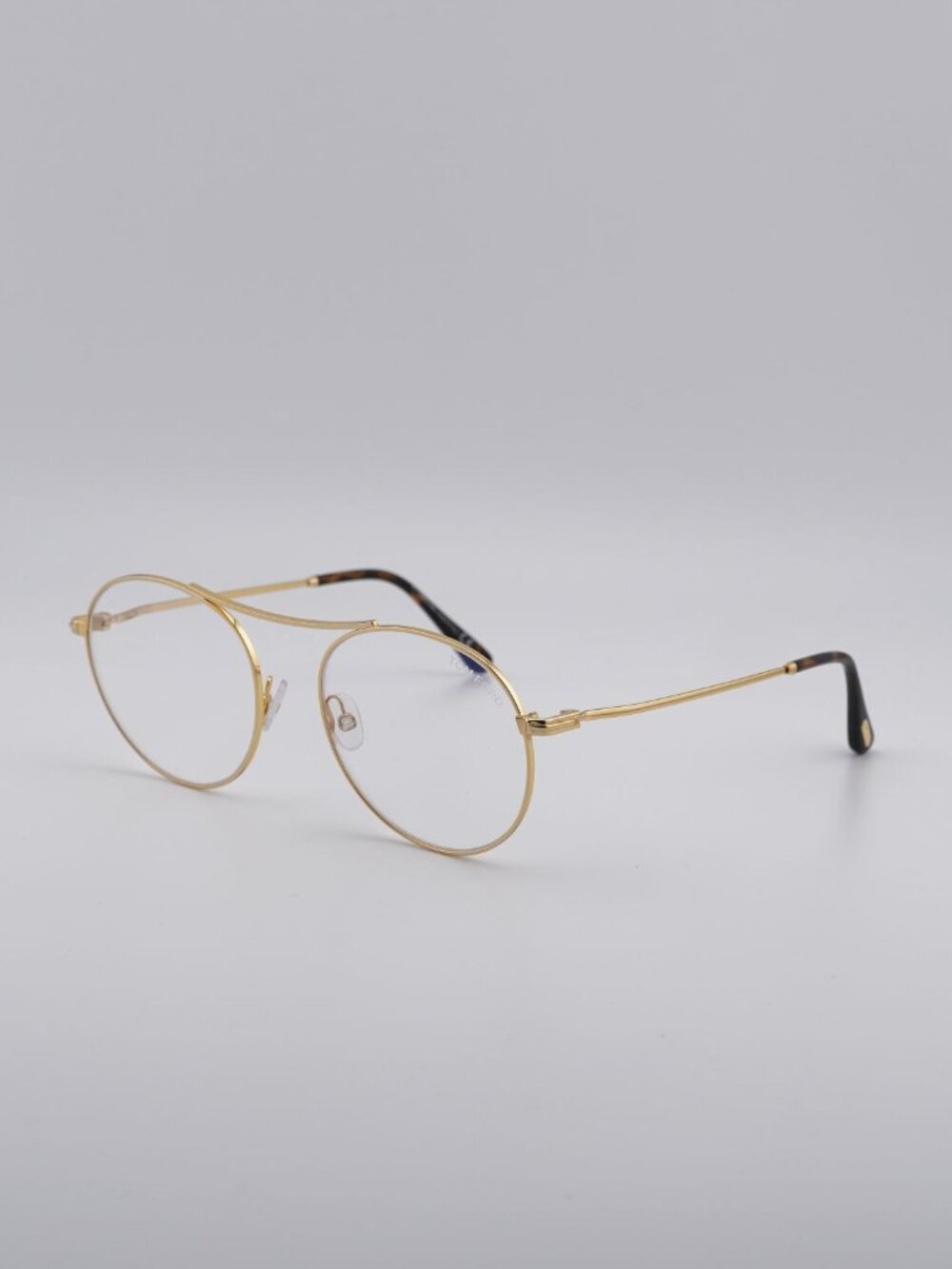 Tom Ford FT5633-B 030 Eyeglasses Gold 53mm Round Frame